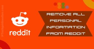 remove all data from Reddit